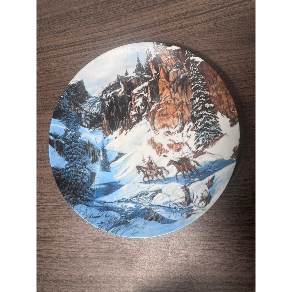 "Trail of the Talismans" Julie‎ Kramer Cole Collector Plate Faces of Nature